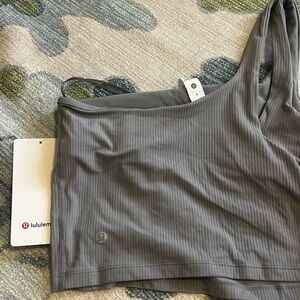 Lululemon Ribbed Asymmetrical Yoga Tank